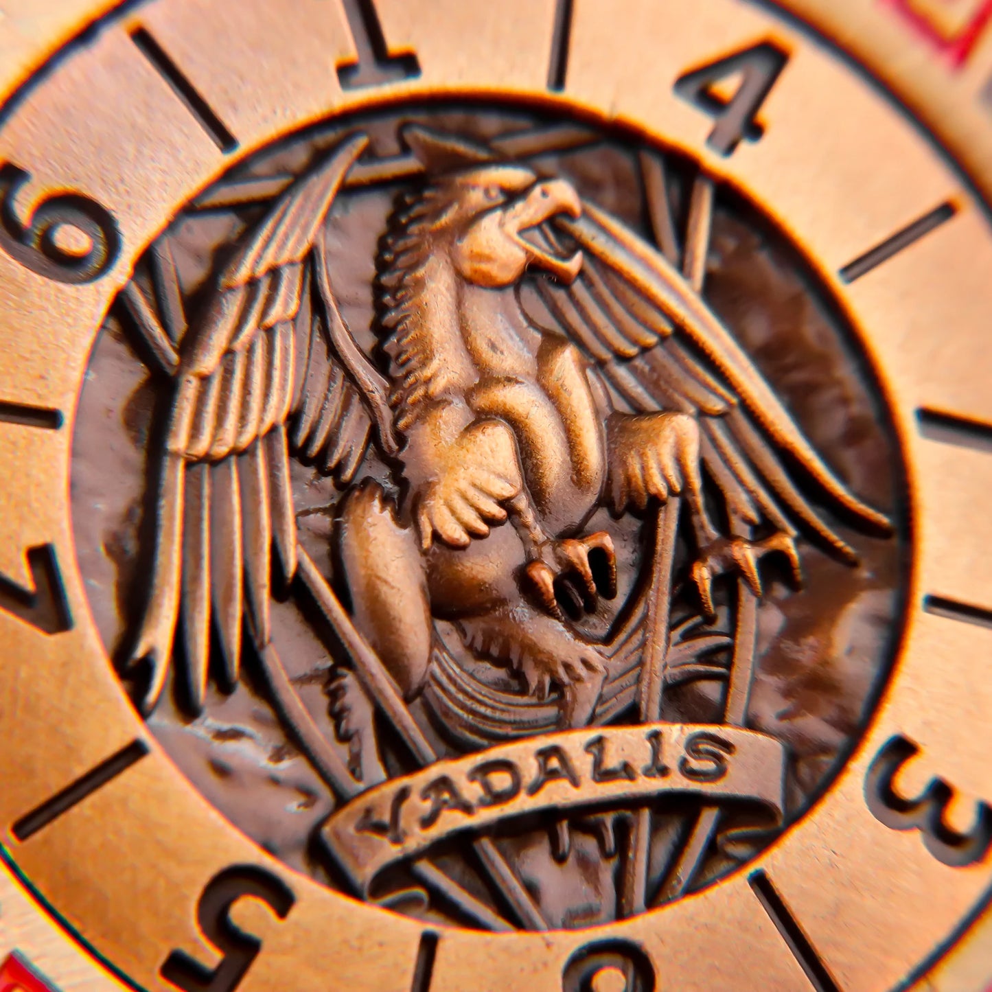 Six-Sided Gyro Dice，Dnd Metal Dice,Six Metal Dice ，Fantasy Gyro Dice，Dragon Polyhedral Dice.