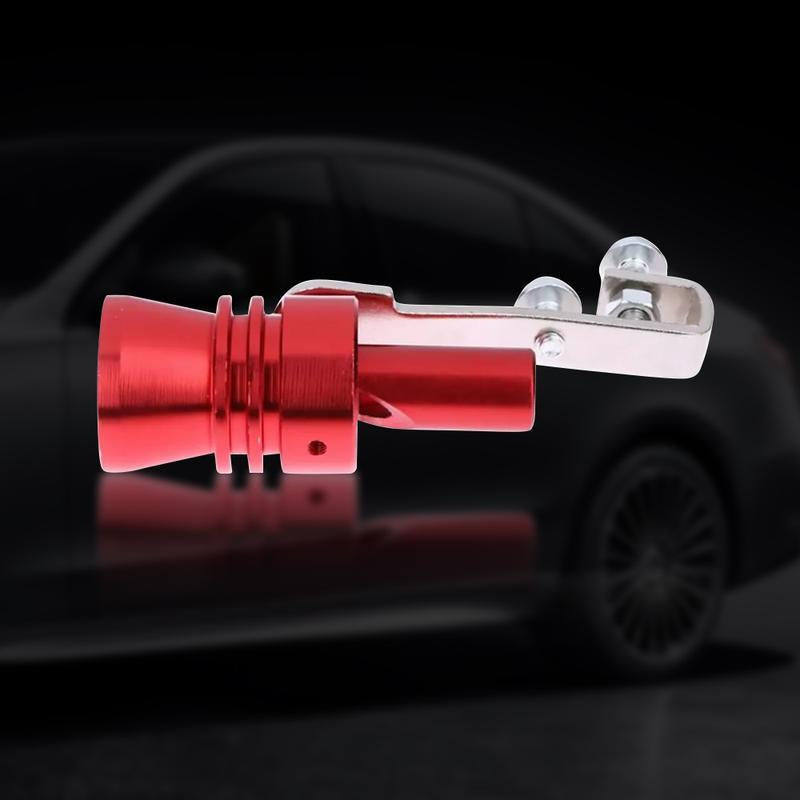 Turbo Whistle - Turbo Sound Whistle, Aluminum Universal Turbo Whistle, Car Turbo Simulator Sound Whistle for Truck SUV Car, 1 Pack Size XL (Red)