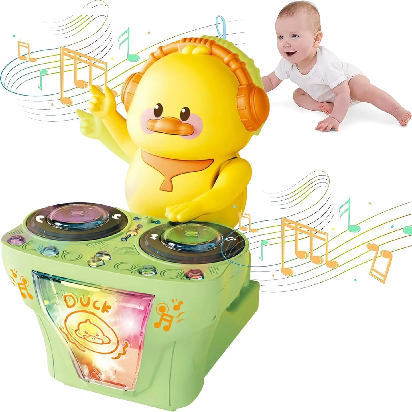 Electronic DJ Light Music Dancing Pig Toy Musical Toys Cute Swing Dancing Piggy Toy with Music LED Lights Musical Toy for Kids.