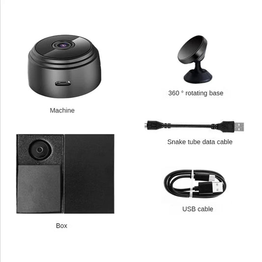 A9 Mini Camera 1080P Remote Monitor with Motion Night Version Voice Video Security Wireless Camcorders Surveillance Cameras.