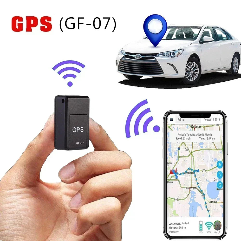 Magnetic Mini Car Tracker GPS Real Time Tracking Locator Device Magnetic GPS Tracker Real-Time Vehicle Locator Pet Tracker GF07