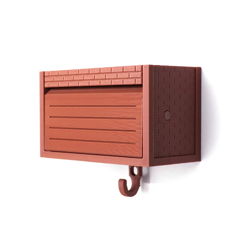 Car Garage Key Holder with Opening Door Wall Hanging Key Holder, Fun 3D Printed Key Organizer, Easy Installation Wall Decoration.